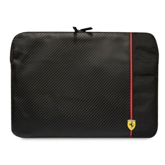 Pokrowiec Ferrari Carbon&Smooth na laptopa 14" - czarny