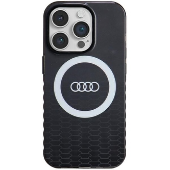 Etui Audi IML Big Logo MagSafe na iPhone 14 Pro - czarne