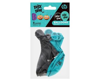 Balony Boo-Trick Or Treat 30,5cm 5szt