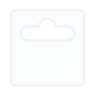 Eurozawieszka 50x50 mm premium z klejem kauczukowym 1000 szt./rolka (folia 0,35 mm)