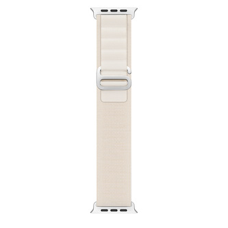 Sportowy pasek ze sprzączką do Apple Watch Ultra / 9 / 8 / 7 / 6 / SE / 5 / 4 / 3 / 2 / 1 (42, 44, 45, 49 mm) Dux Ducis Strap GS Version - biały