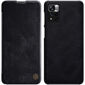 Etui Nillkin Qin Case do Xiaomi Redmi Note 11 Pro+ (China) / Redmi Note 11 Pro (China) / Mi11i HyperCharge z klapką - czarne Etui Nillkin Qin Case do Xiaomi Redmi Note 11 Pro+ (China) / Redmi Note 11 Pro (China) / Mi11i HyperCharge z klapką - czarne