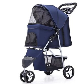 Buggy Kočárek pro psy 47 x 100 x 80 cm  Hnědá