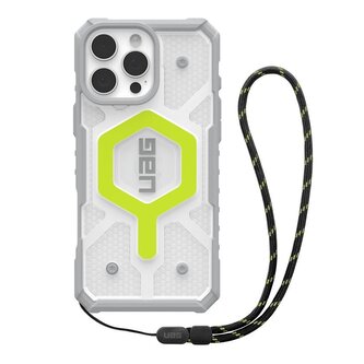 UAG Pathfinder Clear Magsafe, Active Neon Lanyard - iPhone 16 Pro Max