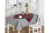 Vánoční ubrus na stůl TARTAN zelená/červená 85x85 cm Mybesthome