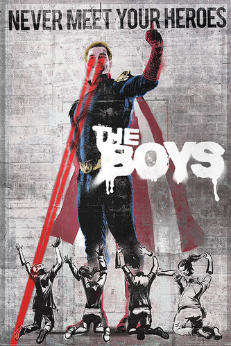 Plakát, Obraz - The Boys - Homelander Stencil, 61 × 91.5 cm