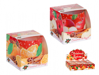 Svíčka ve skle VÁNOČNÍ KOŘENÍ vonná 100g