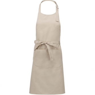 Zástěra Kariban Polycotton - světle béžová