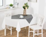 Vánoční ubrus na stůl NATALE šedá 85x85 cm Mybesthome