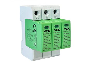 Přepěťová ochrana VCX DC třída T1T2 (B+C) 3P 1200V 12.5kA GREEN Přepěťová ochrana VCX DC třída T1T2 (B+C) 3P 1200V 12.5kA GREEN