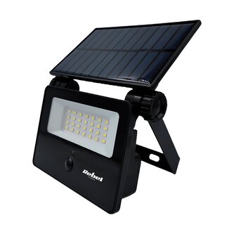 LED reflektor REBEL URZ3625 se solárním nabíjením a detektorem pohybu