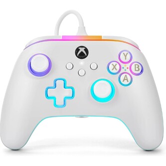 PowerA Advantage drátový herní ovladač Lumectra bílý (Xbox Series X|S)
