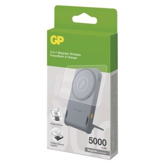Powerbanka GP Q05B, 5 000 mAh, 20 W+Wireless, černá Powerbanka GP Q05B, 5 000 mAh, 20 W+Wireless, černá