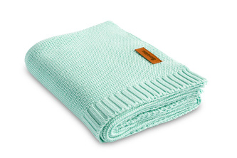 KOCYK BAMBUSOWO-BAWEŁNIANY 80X100 CM MIĘTOWY