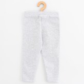 Dětské legíny z teplákoviny New Baby Kindergarten melange - velikost 128/134