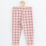 Dětské legíny z teplákoviny New Baby Kindergarten pink - velikost 128/134