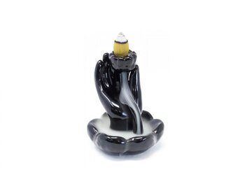 Stojan "Tekoucí Dým" - Lotosový Květ v Dlani, II. jakost