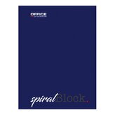 Office Products spirálový blok, A4, 70 g, 80 listů, linka - 5 ks