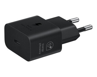 EP-T2510NBE Samsung USB-C 25W Cestovní Nabíječka Black (Pošk. Balení)