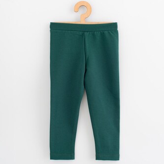 Dětské legíny z teplákoviny New Baby Kindergarten green - velikost 104/110