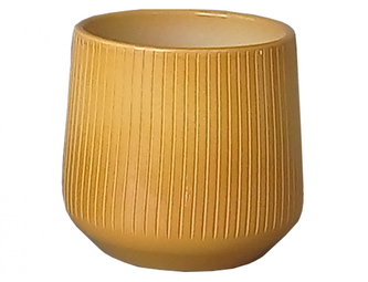 Obal na květník STRIPS VERTIKAL keramický lesklý d14x13cm