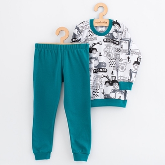 Dětské bavlněné pyžamko New Baby machines 92/98