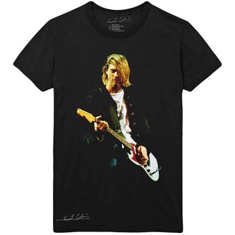 Tričko Kurt Cobain - Guitar Photo Colour, XL