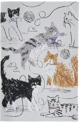 Kuchyňská utěrka Feline Friends