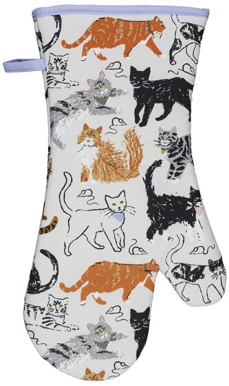 Textilní kuchyňská rukavice Feline Friends