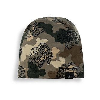 Jarní čepice Čtyřkolky; Barva: hnědá; Velikost: 46