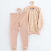 Dětské bavlněné pyžamko New Baby beige dino 128/134