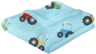 Dětská deka Farmyard Friends Blue 120x150