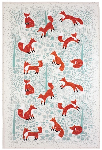 Kuchyňská utěrka Foraging Fox