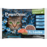 Pawsome! Adult s lososem Multipack 4x85 g
