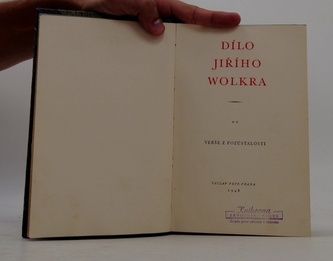 Dílo Jiřího Wolkra