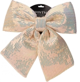 Mašle s flitry 30 cm zlatá