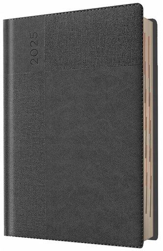 Kalendarz 2025 A5 dzienny planer niebieski