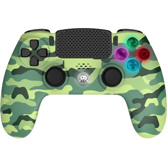 Freaks and Geeks bezdrátový herní ovladač Green Camo (PS4)