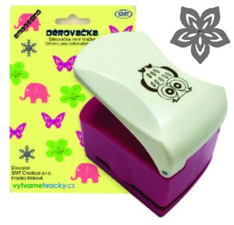 Děrovačka s embosing efektem - květ 7