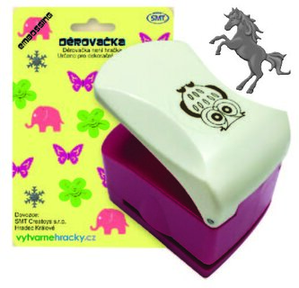 Děrovačka s embosing efektem - kůň