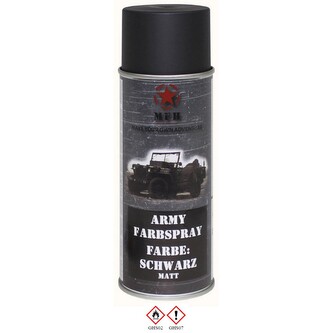 Barva ve spreji Max Army 400 ml - černá