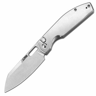 CJRB J1929B-ST Ekko Steel vreckový nôž 8,2 cm, celooceľový, Stonewash