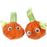 Halloweenská dekorace - házecí serpentýny v dýni 2 ks