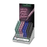 Kuličkové pero Faber-Castell Poly Ball View stojánek, 40 ks