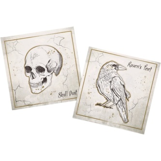 Papírové ubrousky Creepy Halloween 33 x 33 cm, 20 ks