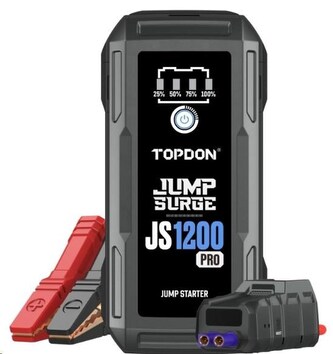 TOPDON Car Jump Starter JumpSurge 1200 PRO, 10000 mAh