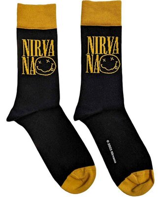 Unisex ponožky Nirvana: Logo Stacked (velikost EU 40-45)