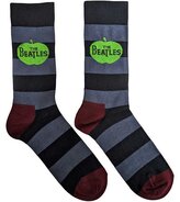 Unisex ponožky The Beatles: Logo jablka a pruhy (velikost EU 39-45)