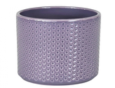 Obal na květník PILLAR SPOTS keramický lesklý d11x9cm