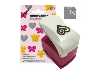Obrysové děrovačky o velikost výseku 25 mm - kytička v rohu